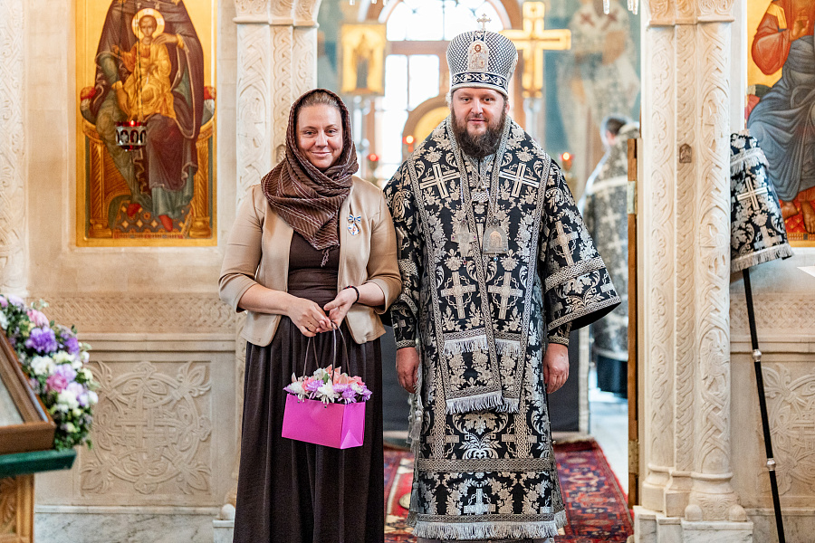 Литургия Преждеосвященных Даров в Михаило-Архангельском храме города Пущино г.о. Серпухов